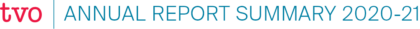 Logo: TVO Annual Report Summary 2020-21